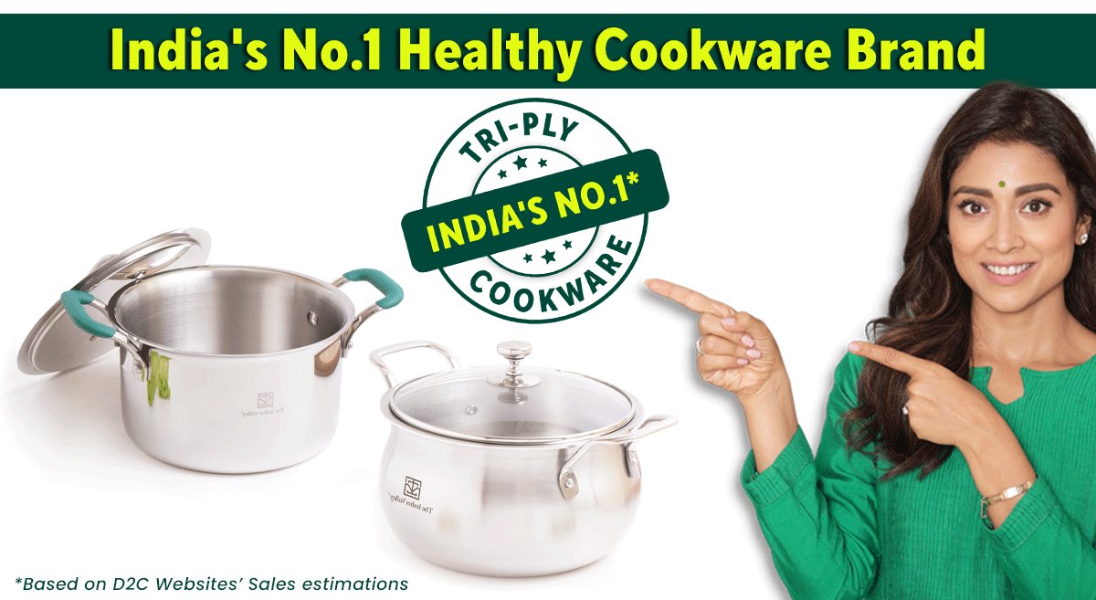 Buy Best Triply Stainless Steel Casserole/Biryani Pot/Stockpot Online – The  Indus Valley