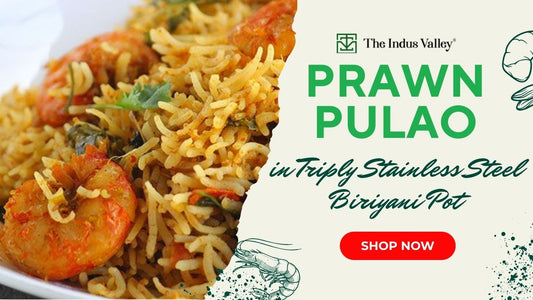 Prawn Pulao Recipe | Simple Prawn Pulao Recipe | Shrimp Pulao | The Indus Valley