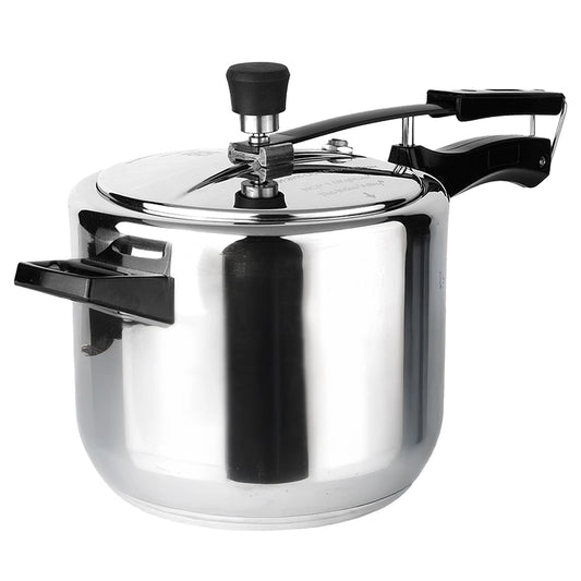 RapidCuk Tri-ply Stainless Steel Pressure Cooker, Inner Lid, Premium Quality, 3 Layer Thick Body, Heavy Bottom, 100% Safe, ISI Certified, 5 Yr Warranty, Induction & Gas, 3L/5L