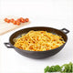 CASTrong Cast Iron Wok Kadai, Pre-seasoned, 100% Pure, Toxin-free, 31cm, 3.2L, 2.8kg