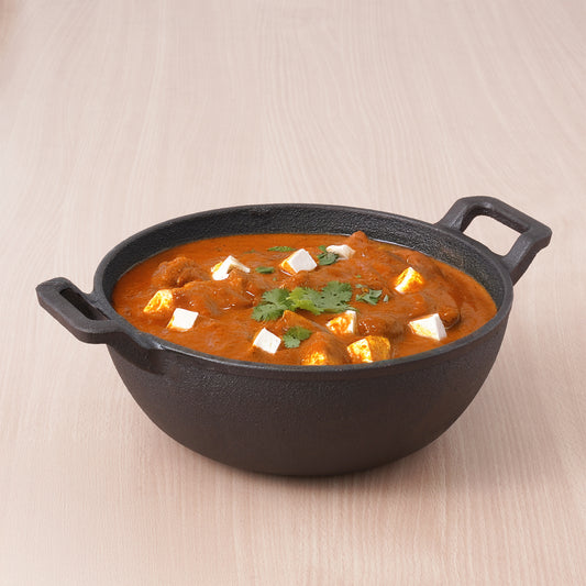 CASTrong Cast Iron Kadai, Pre-seasoned, Nonstick, 100% Pure, Toxin-free, Induction, 21/25cm, 1.7L/3.1L, 1.7kg/3.3kg