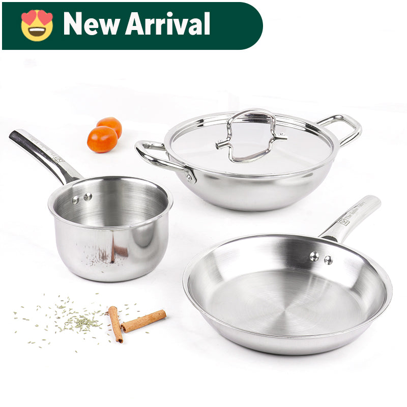 Stainless steel cookware set under 3799