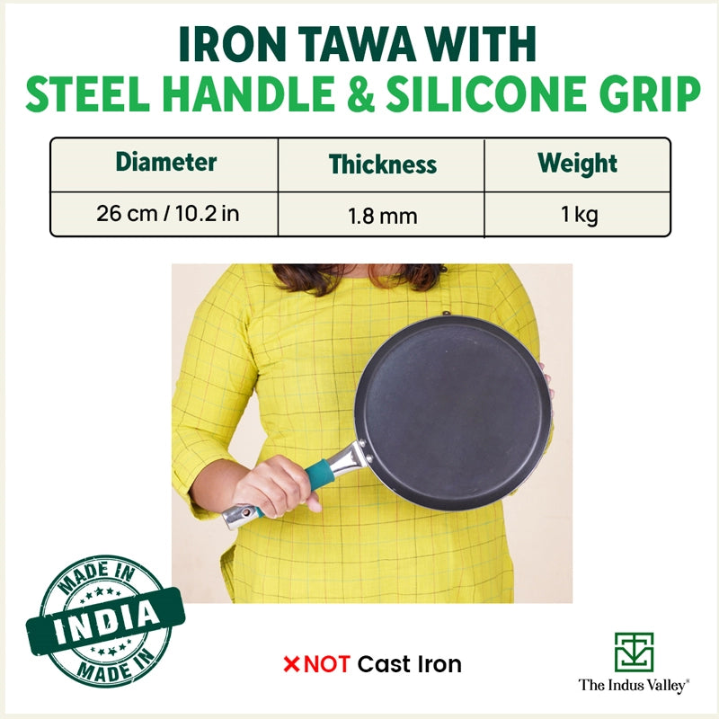 Buy 100% Pure Iron Tawa / Tava Online at Best Price in India – The ...