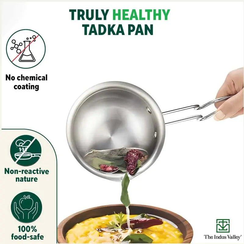 stainless steel tadka pan india