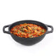 CASTrong Cast Iron Kadai, Flat Handle,Pre-seasoned, Nonstick, 100% Pure, Toxin-free, 20.5/25.6cm, 1.4L/2.4L, 1.8kg/2.5kg