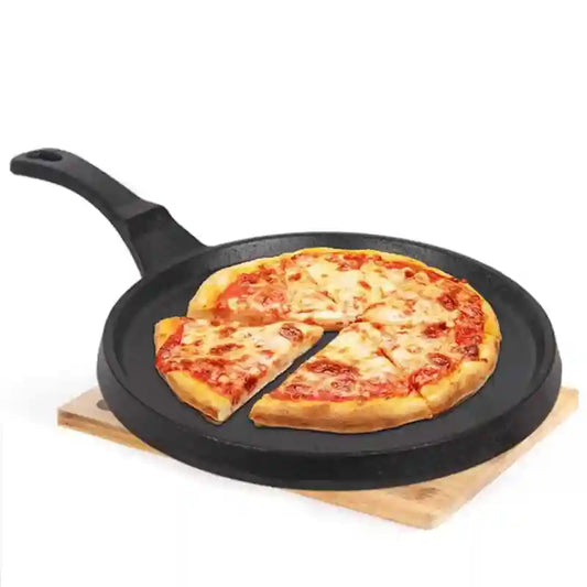 CASTrong Cast Iron Tawa,Pre-seasoned, Nonstick, 100% Pure, Toxin-free, Induction, 25.5cm, 2.2kg