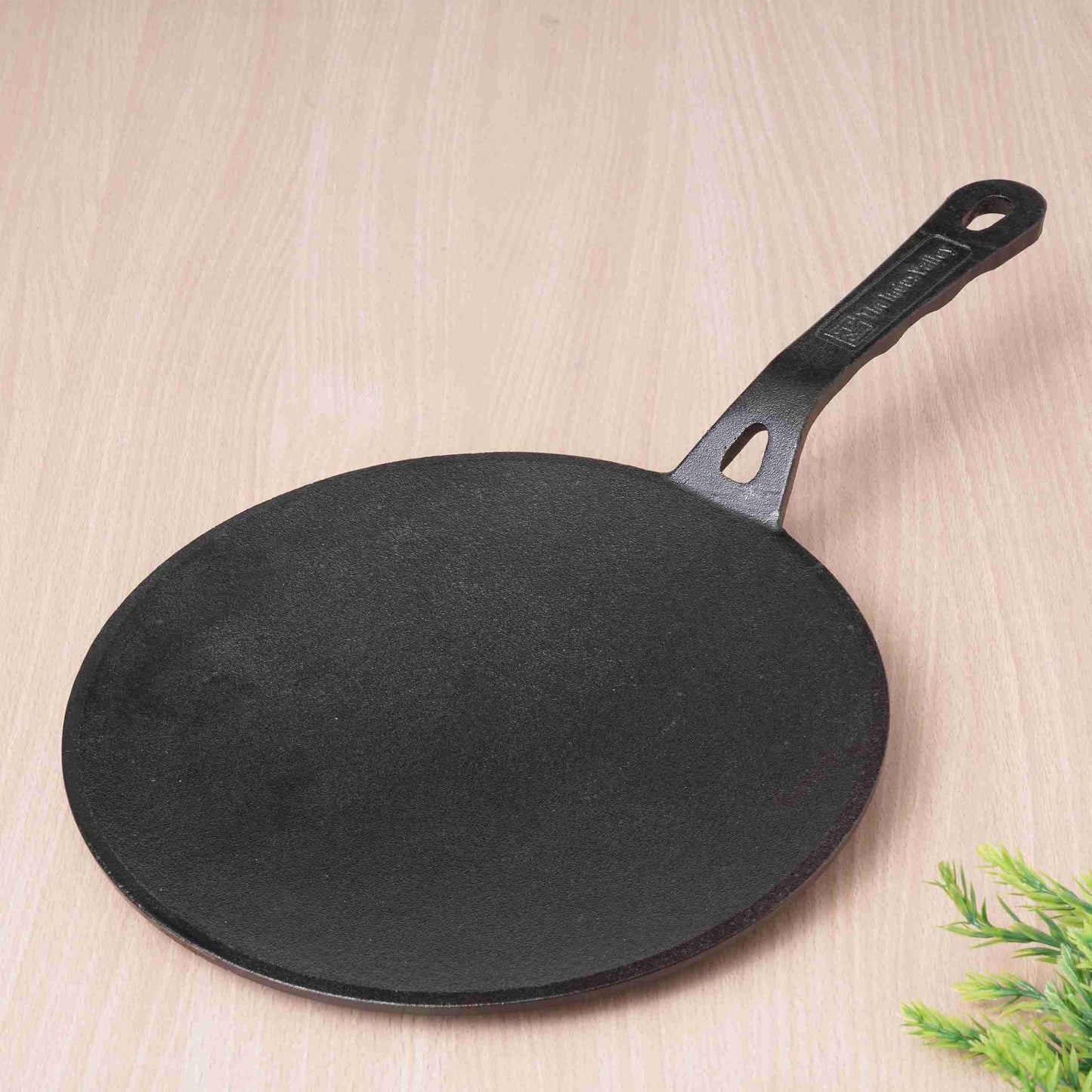 CASTrong Cast Iron Tawa+ Free ₹400 Tadka Pan,Pre-seasoned, Nonstick, 100% Pure, Toxin-free, 25.9cm, 1.9kg