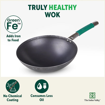 Healthy iron wok