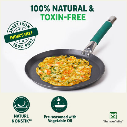 Toxin free iron tawa