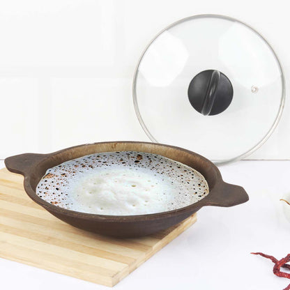 cast iron appam pan