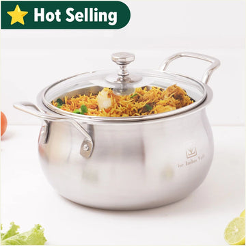 Cast Iron Dutch Oven,biryani Pot,cooking Pot With Lid,biryani Pot