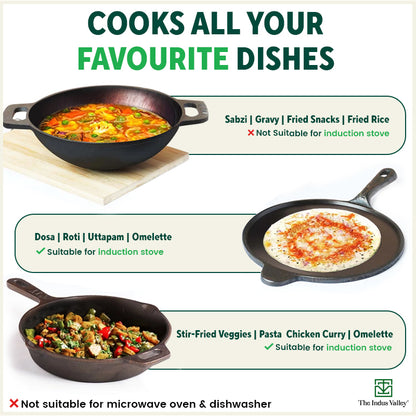 buy cast iron pan set