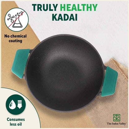 indus valley cast iron kadai