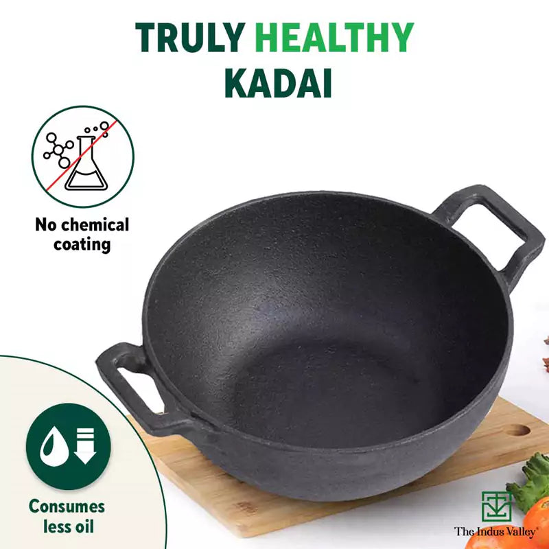 buy cast iron kadai 