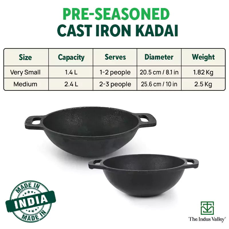 cast iron kadai online