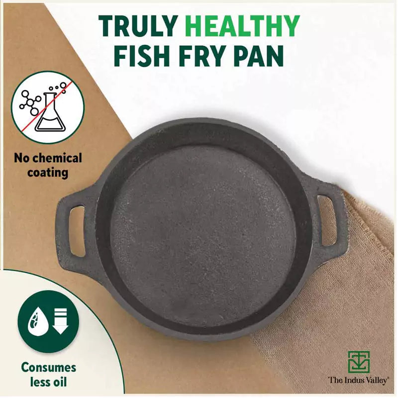 cast iron kadai for deep frying