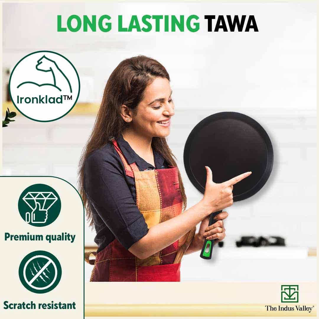 Buy 100% Pure Iron Tawa / Tava Online at Best Price in India - 40% OFF –  The Indus Valley