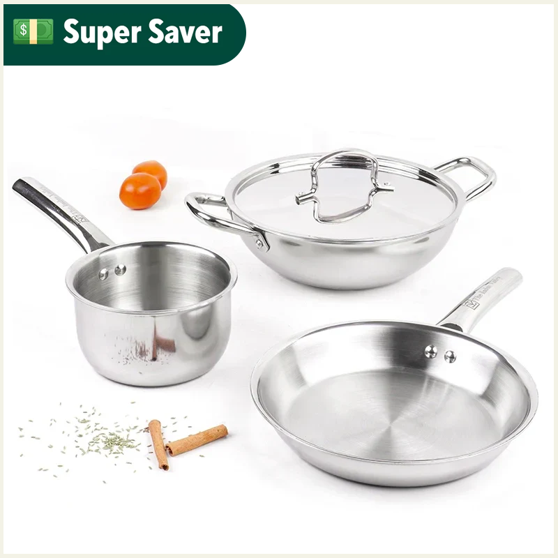 Stainless steel cookware set under 3799