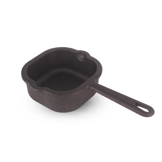 CASTrong Cast Iron Tadka Pan, Square Shaped, Pre-seasoned, Natural Nonstick, 100% Pure, Toxin-free, Induction